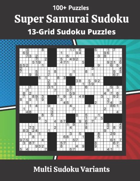 Cover for Somatomint · Super Samurai Sudoku Puzzles: 13-Grid Sudoku Puzzles - Super Samurai Sudoku (Paperback Book) (2020)