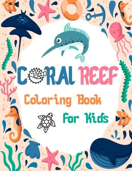 Cover for Sunrise Coloring · Coral reef Coloring Book For Kids (Paperback Book) (2020)