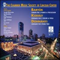 Cover for Bartok / Kodaly / Dohnanyi · Sonata-Serenade (CD) (1994)