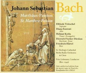 St Matthew's Passion - Bach / Fischer-dieskau / Lehmann / Rso Berlin - Musique - MUSIC & ARTS - 0017685109126 - 24 juillet 2001