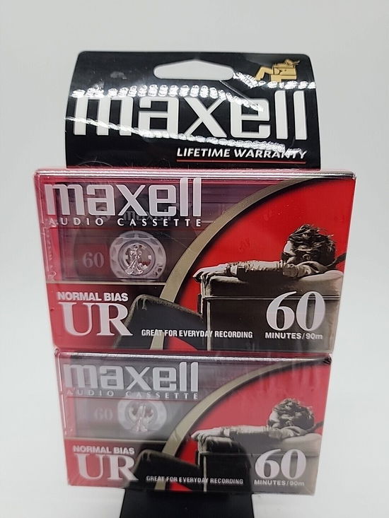 Cover for Maxell · Maxell 60 Minute Storage Capacity Normal Bias Type Flat Packs 2 Pack Cassettes (Cassette) (2018)