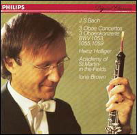 Bach: 3 Oboe Concertos - Holliger / Brown / Acad. St. M - Muzyka - POL - 0028941285126 - 21 grudnia 2001