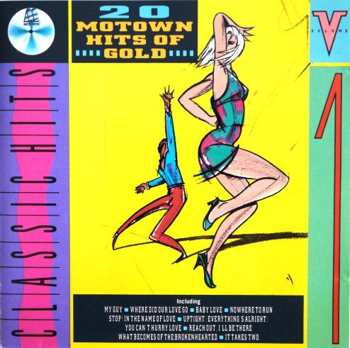 20 Motown Hits Of Gold 1 - V/A - Musiikki - Motown - 0035627240126 - lauantai 30. kesäkuuta 1990