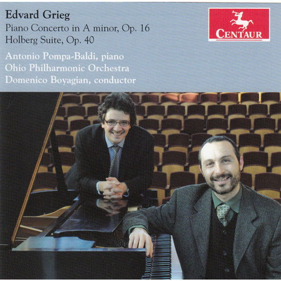 Piano Concerto Op.16/holberg Suite Op.40 - Edvard Grieg - Musik - CENTAUR - 0044747331126 - 21 januari 2014