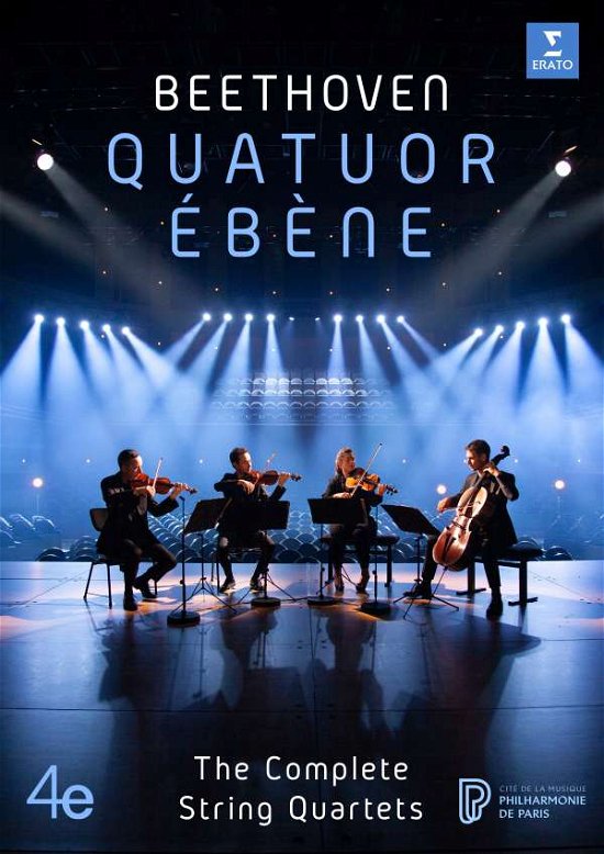 Cover for Quatuor Ébène · Beethoven: The Complete String (MDVD) (2021)
