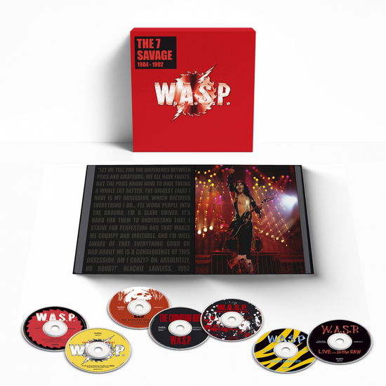 Cover for W.a.s.p. · The 7 Savage: 1984-1992 (CD) [Limited Box Set edition] (2025)