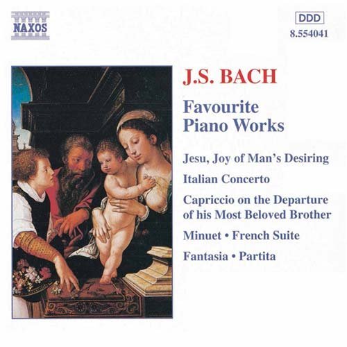 J.S. Bach / Favourite Piano Music - Bach - Musique - NAXOS - 0636943404126 - 5 janvier 1998