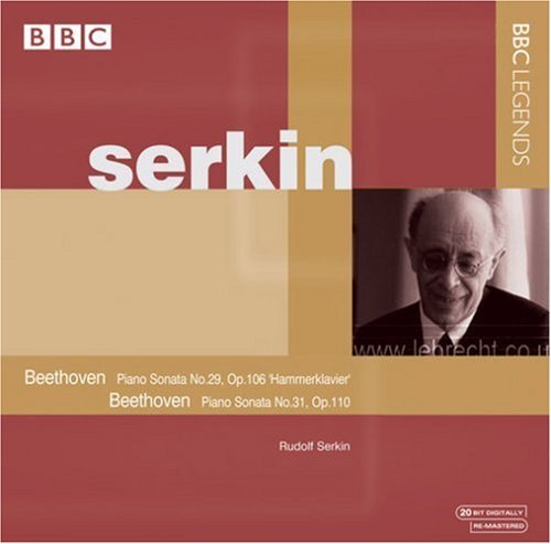 Cover for Beethoven Ludwig Van · Serkin Plays Beethoven (CD) (2011)