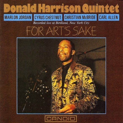 Cover for Donald Harrison · For Art's Sake (CD) (2007)