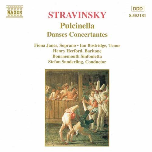 Pulcinella / Danses Concert - I. Stravinsky - Musiikki - NAXOS - 0730099418126 - torstai 11. joulukuuta 1997