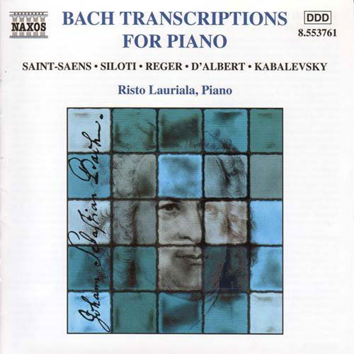 Cover for Bach Transcriptions for Piano / Various (CD) (2000)