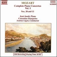 Cover for Mozart / Jando / Ligeti · Piano Concerti 13 &amp; 20 (CD) (1992)