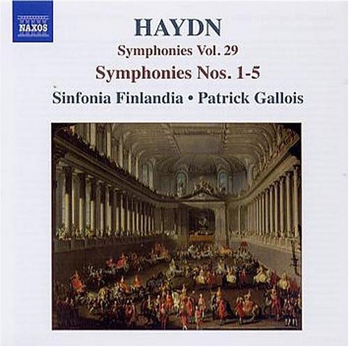 Symphonies 1-5 - Haydn / Gallois / Sinfonia Finlandia - Musik - NAXOS - 0747313257126 - 18. oktober 2005