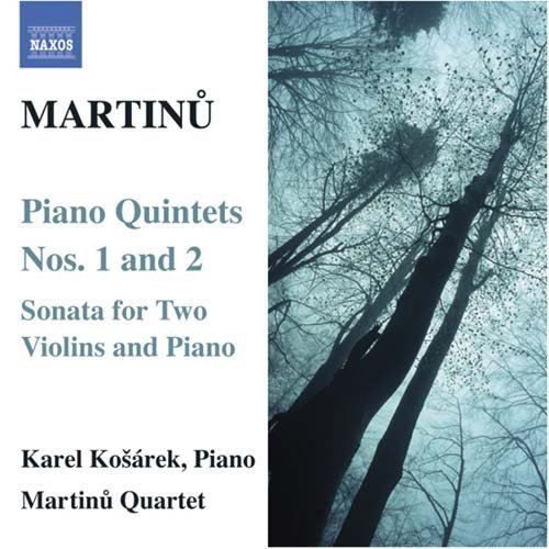 Cover for Kosarekmartinu Quartet · Martinupiano Quintets No 1 2 (CD) (2007)