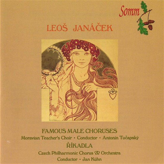 Cover for Janacek / Moravian Teacher Choir / Tucapsky · 9 Male Choruses / Rikadla (CD) (1998)