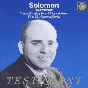 Piano Sonates Testament Klassisk - Solomon - Musiikki - DAN - 0749677119126 - 2000