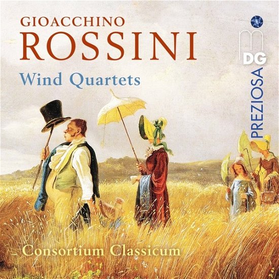 Cover for Consortium Classicum · Gioacchino Rossini: Wind Quartets (CD) (2023)