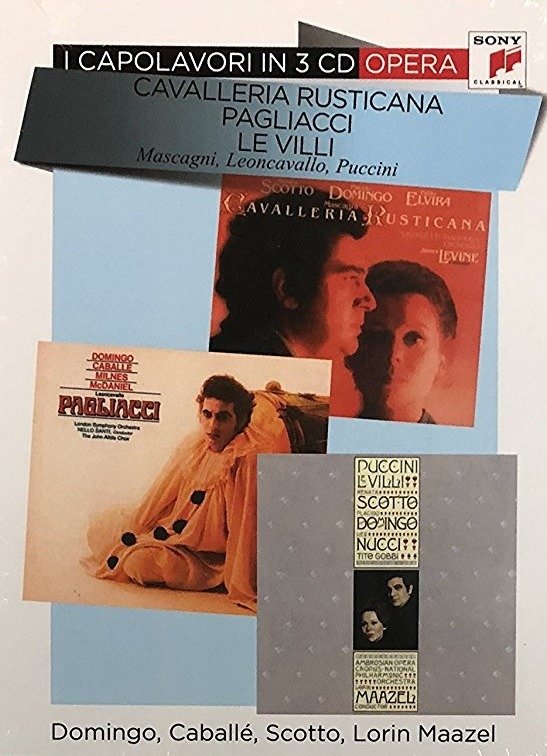 Cavalleria Rusticana / Pagliacci / Le Villi - Domingo / Caballe' / Scotto / Maazel Lorin - Muziek - SONY MUSIC - 0888750256126 - 20 april 2014
