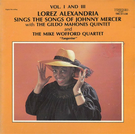 Cover for Lorez Alexandria  · Sings The Songs Of Johnny Mercer (CD)