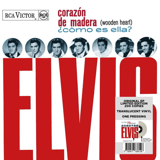 Cover for Elvis Presley · Corazón De Madera (Translucent Vinyl) (7&quot;) [Limited edition] (2024)