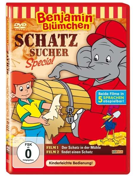 Benjamin Blümchen,Schatzsuch.DVD.12212 - Benjamin Blümchen - Książki - KIDDINX - 4001504122126 - 8 marca 2013