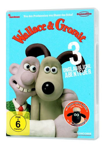 Wallace & Gromit-3 Unglaubliche Abenteuer - V/A - Elokuva - Concorde - 4010324029126 - keskiviikko 4. maaliskuuta 2009