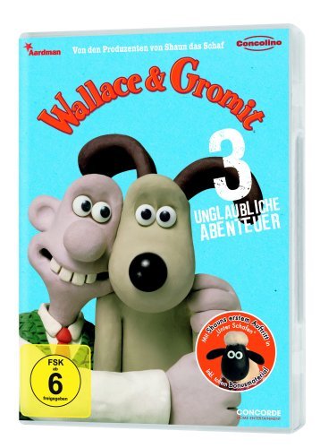 Cover for Wallace &amp; Gromit-3 Unglaubliche Abenteuer (DVD) (2009)