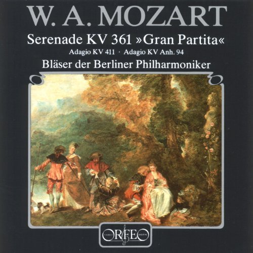 Cover for Bläser der Berliner Philharmoniker · * Gran Partita / Adagios-Kammermusik für Bläser (CD) (1989)