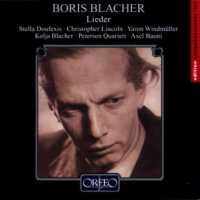 Lieder - Blacher / Doufexis / Windmuller / Lincoln - Música - ORFEO - 4011790191126 - 23 de agosto de 2004