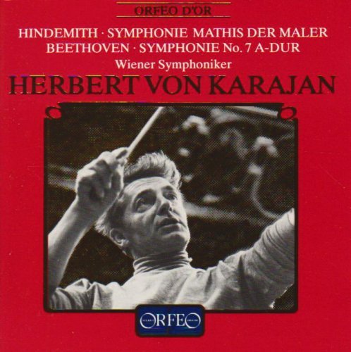 Symphony Mathis Der Maler - Hindemith / Beethoven / Karajan / Vienna Sym - Música - ORFEO - 4011790232126 - 12 de diciembre de 1995