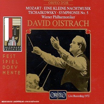 Cover for Mozart / Wiener Philharmoniker / Oistrach · Eine Kleine Nachtmusik &amp; Symphonie No. 5 (CD) (1992)