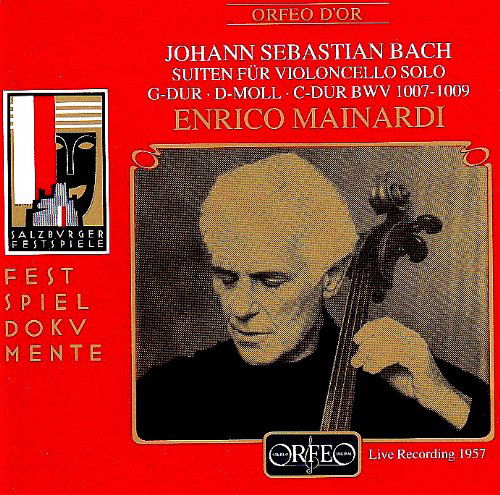 Cover for Bach / Salzburg · Suites for Cello 1 2 &amp; 3 (CD) (1995)