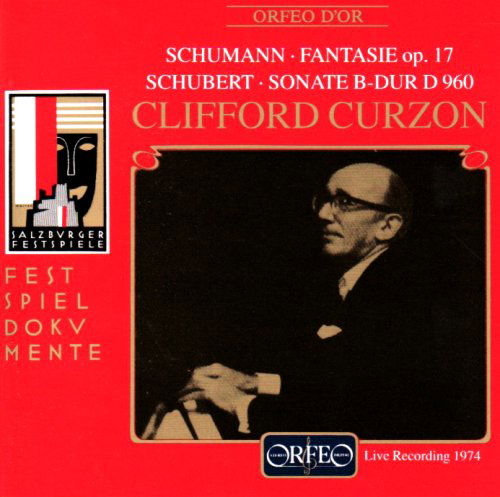 Fantasia / Sonata - Schumann / Curzon - Musiikki - ORFEO - 4011790401126 - tiistai 19. syyskuuta 1995