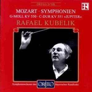 Cover for Mozart / Brs / Kubelik,rafael · Sym #40 in G Minor K550 / Sym #41 in C K 551 (CD) (2000)