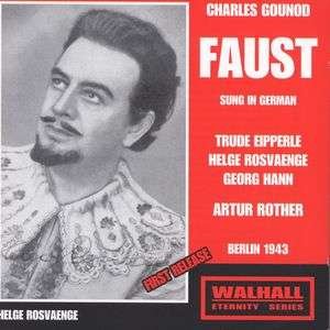 Faust (sung In German) - C. Gounod - Musikk - WALHALLA - 4035122651126 - 25. mars 2009