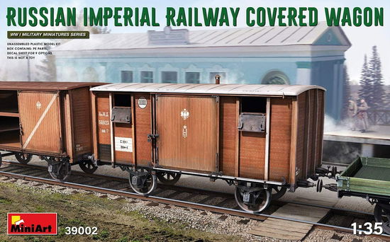 Cover for Miniart · 1/35 Russian Imperial Railway Covered Wagon (Toys)