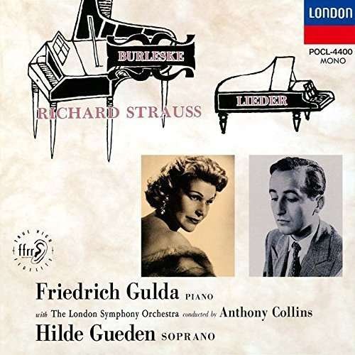 Cover for Friedrich Gulda · R.strauss: Burleske / Lieder (CD) (2015)
