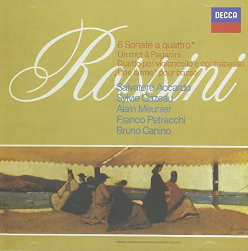 Rossini 6 Sonate A Quattro / Duetto Per Violoncello E Contrabasso - Salvatore Accardo - Muzyka - TOWER - 4988031123126 - 17 sierpnia 2022