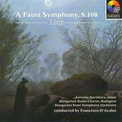 Cover for Franz Liszt  · Sinfonia Faust (CD)