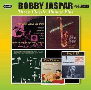 Cover for Bobby Jaspar · Three Classic Albums Plus (Bobby Jaspar All Stars / Tenor &amp; Flute / Interplay For 2 Trumpets &amp; 2 Tenors) (CD) (2017)