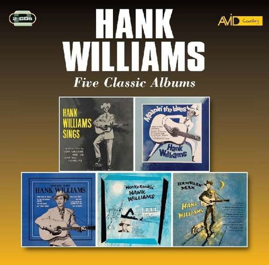 Five Classic Albums - Hank Williams - Musiikki - AVID - 5022810720126 - perjantai 1. syyskuuta 2017