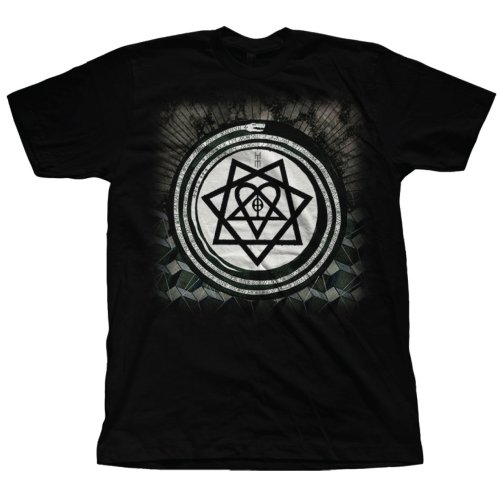 Cover for Him · HIM Unisex T-Shirt: Album Symbols (T-shirt) [size XXL] [Black - Unisex edition] (2013)