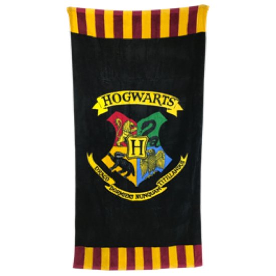 Cover for Groovy UK · Harry Potter - Towel - Hogwarts 75cm x 150cm (MERCH) [Black edition] (2020)