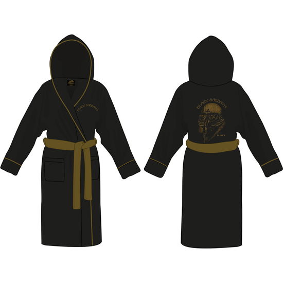 Black Sabbath Unisex Bathrobe: Us Tour 78 Avengers (Medium - Large) - Black Sabbath - Merchandise - BLACK SABBATH - 5056368633126 - 1. november 2020