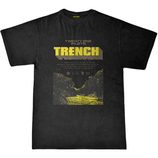 Cover for Twenty One Pilots · Twenty One Pilots Unisex T-Shirt: Trench Cliff (T-shirt) [size L] [Black - Unisex edition]