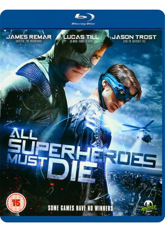 Cover for All Superheroes Must Die Blu-r · All Superheroes Must Die (Blu-ray) (2013)