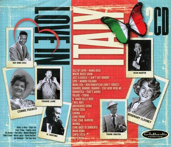 Cover for Various Artists · LOVE IN ITALY-Julius LaRosa,Sergio Franchi,Louis Prima,Connie Francis (CD)