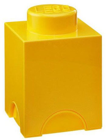 Cover for N/a · LEGO Storage Brick 1   Bright Yellow (MERCH)