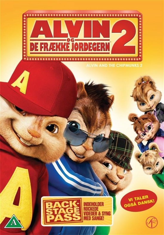 Cover for Alvin &amp; De Frække Jordegern 2 (DVD) (2010)