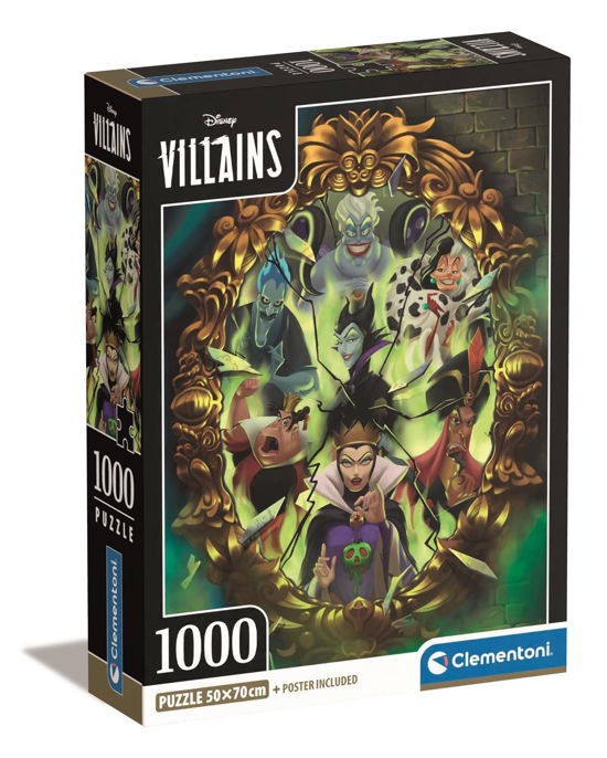 Cover for Disney · Puslespil HQC Villains, 1000 brikker (Jigsaw Puzzle) (2024)